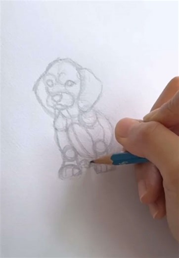 Learn to Draw a Cocker Spaniel Puppy: Step-by-Step
