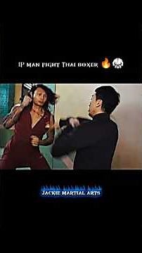 IP man vs Thai boxer 🔥🥋 #ipman #tonyjaa #inspiration #motivational