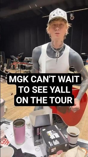 mgk can't wait to see yall on the lost americana tour 🫶 those are mgk's 27 Club Coffee pods btw ☕