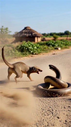 Epic Showdown: Fearless Mongoose vs Deadly Snake 🐍🔥 #wildlife #wildlifeentertainment #animals