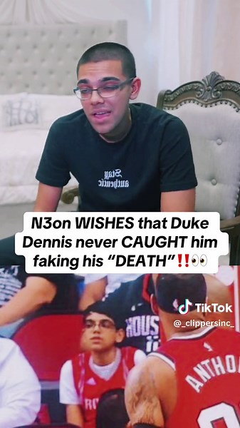 N3on Caught Faking Death by Duke Dennis at Rockets Game