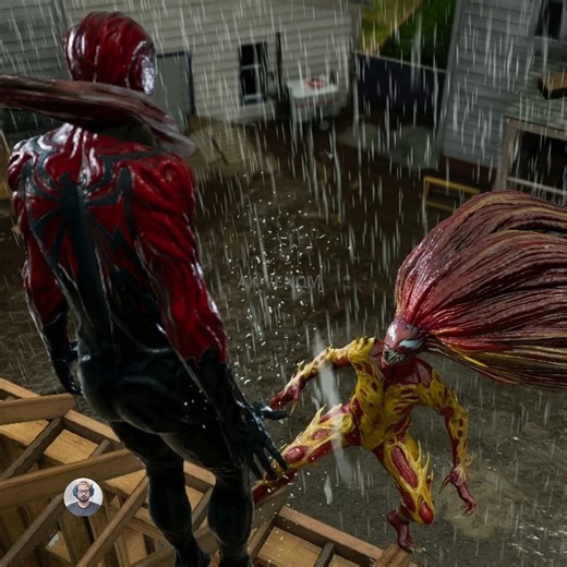 Spiderman Symbiote and Mj Scream Scene | Ak Venom