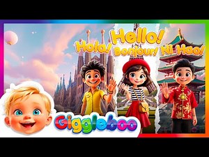 Hi Hi Hello 👋 | Giggleboo Nursery Rhymes & Kids Songs Original | SEL | Learn How to Say Hello