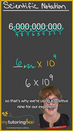 Scientific notation how to write standard form in scientific notation #algebratips #mathhelp #math