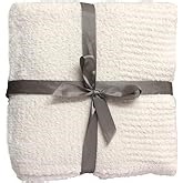 Bedsure Gentlesoft Cozy Knit Throw Blanket - Super Soft Fluffy Blanket for Couch, Bed, Sofa, Lightweight Warm All Season Plush Blankets, Mothers Day, Birthday Gifts for Women Men, Brown, 50x60 Inches