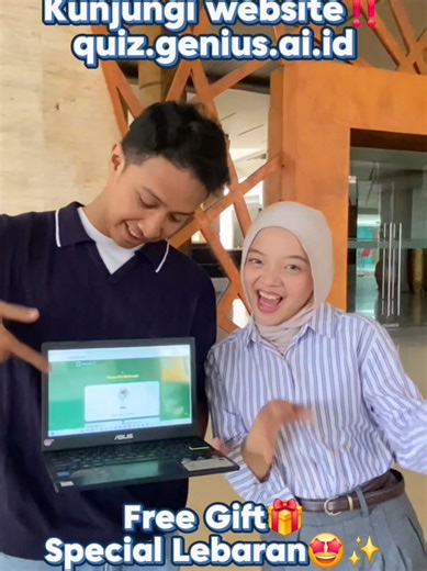 Yuk ikutan Quiz Lebaran di genius.ai.id dan temukan kepribadian AI yang paling cocok sama kamu! 🤖✨ Selain seru-seruan, kamu juga bisa dapetin Free Gift Special Lebaran 🎁 Cus langsung coba sekarang! 🔗 quiz.genius.ai.id #fyp #geniusai #aiwebsites