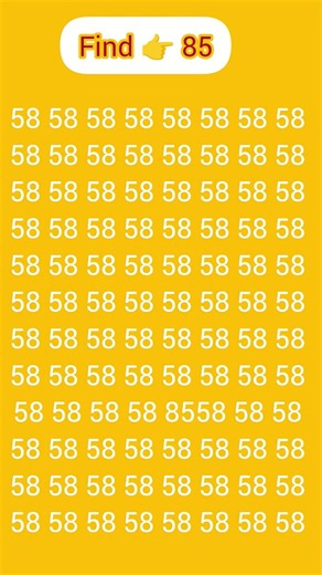 Test Your COGNITIVE Brain Skills With This FAST Number Game! #shorts.