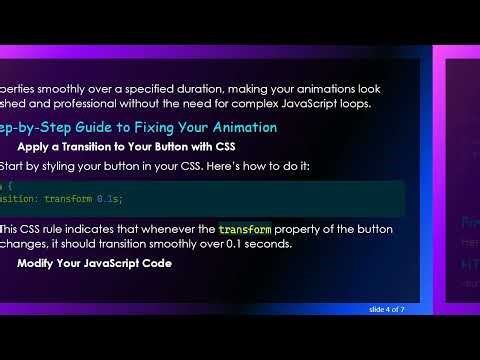 How to Fix Javascript style.transform = scale(x,y) Animation Not Working