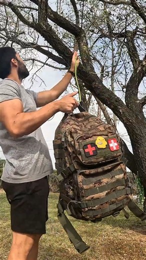 Simple Trick to Keep Your Backpack Clean While Camping 🌲