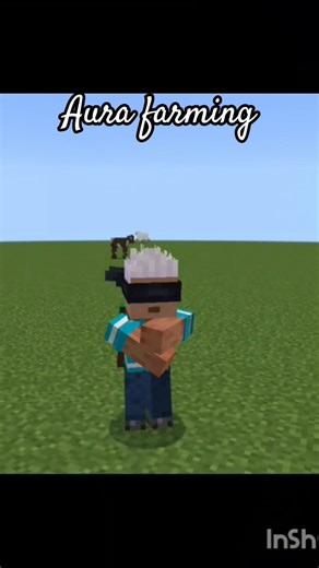 click the short for AURA FARMING #minecraft #funk #memes #gaming
