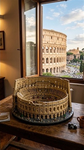 Building the Colosseum in Rome Brick by Brick! 🧱🏛️ | SproutCrew Architecture Series #lego #rome