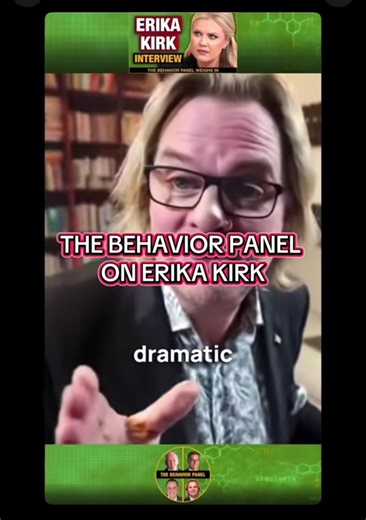 Erika Kirk body language analysis by The Behavior Panel on YouTube. #erikakirk #bodylanguage #psychology #erikakirkstop