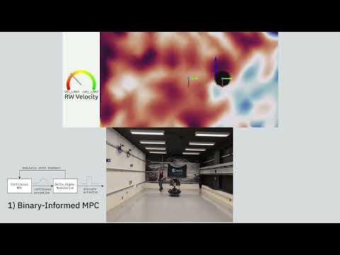 Mixed Integer vs. Continuous Model Predictive Controllers for Binary Thruster Control