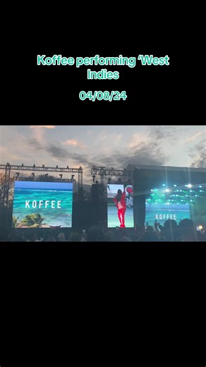 Koffee Brings Reggae Vibes to the West Indies