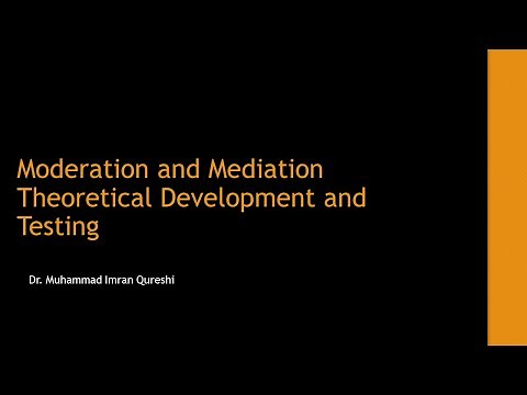Moderation and mediation: Theoretical development and statistical testing