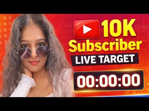 TARGET 10.000 SUBSCRIBER SO HELP ME COMPLETE MY TARGET #live #target #youtubelive #stream #help