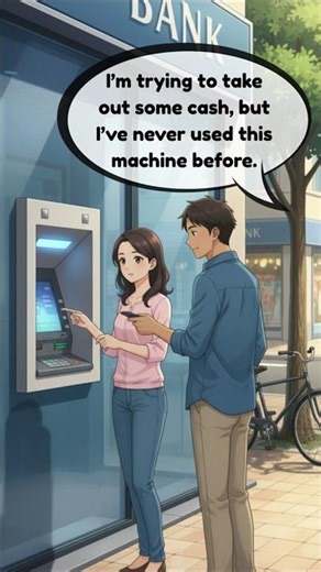 💰 English Conversation at the ATM – Real-Life Dialogue for Beginners | #learnenglish