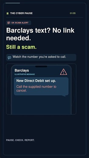 No Link? Still a Scam: The Barclays Text Trap | Scam Guide