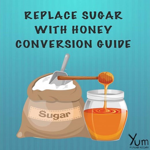 Replace Sugar With Honey Conversion Guide