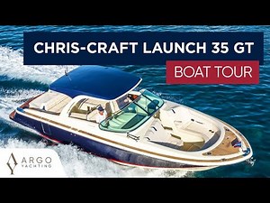 New Chris Craft Launch 35GT | £399,000 Power Boat Tour and Sea Trial | Cruising the Sea in Mallorca