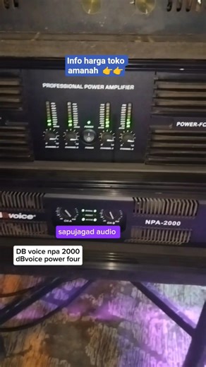 DB voice npa 2000 & DB voice power four #audio #tutorial #diy #poweramplifier #dbvoice