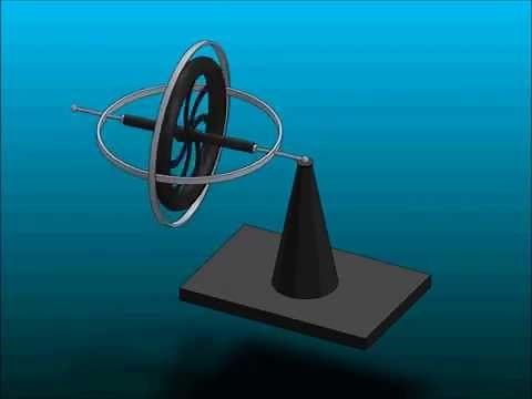 Gyroscope Motion Study in Solidworks