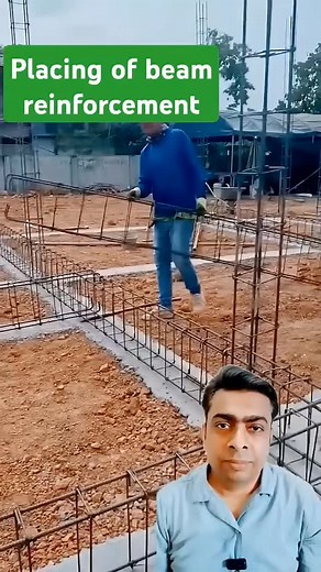 Upendra Kushwaha on Instagram: "How to place beam reinforcement? #civilengineering #construction #instagram #reinforcement"