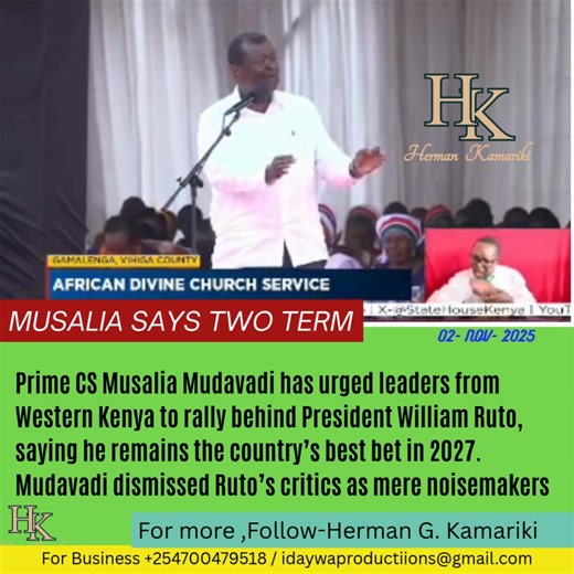 2.5K views · 93 reactions | President Ruto is the REAL DEAL ,,, Msisikize wale watu wa story za Jaba, Hon Musalia W Mudavadi asks Western Kenya leaders to Remain in government ....... | Herman G. Kamariki | Facebook