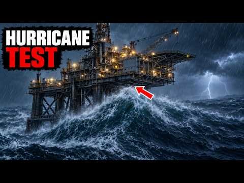 How a Category 5 Hurricane Snapped 116 Steel Oil Rigs in Half