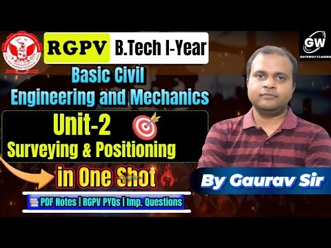 RGPV BCE&M Unit-2 One Shot I By Gaurav Sir I Gateway Classes