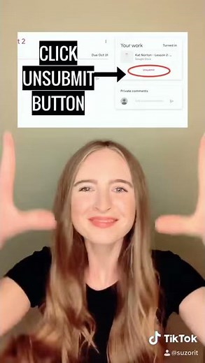 Unsubmit Work In Google Classroom