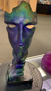 Creating moody art using our Liquid Crystal (Low PSI) and our cordless rechargeable 25PSI airbrush! 🤫😎 www.SolarColorDust.com #solarcolordust #liquidcrystal #moodring #thermochromic #colorchange | SolarColorDust.com