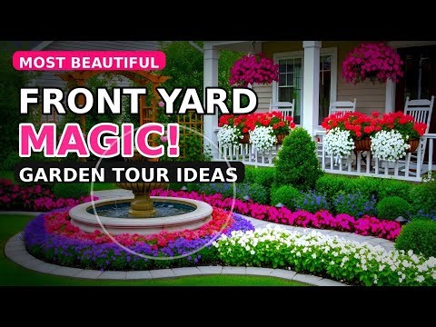 Front Yard Magic! 🌸 Most Beautiful Garden Tour Ideas