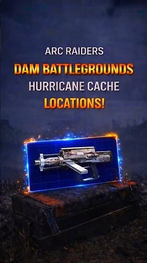 ARC Raiders Dam Battlegrounds - 5 Hurricane Cache Locations | Bobcat Blueprint! #arcraiders