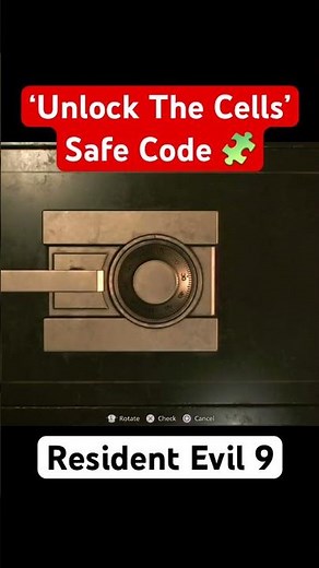 Resident Evil 9 Unlock The Cells Safe Code / Find Joint Plugs Safe #residentevilrequiem #re9