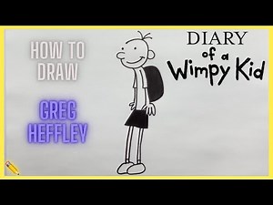 How to draw Greg Heffley ✏️ Diray of a Wimpy Kid