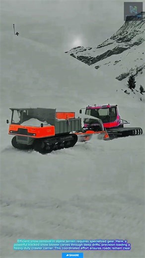 Innovative & Powerful: Heavy-Duty Snow Removal Gear for High Altitude Road Clearing​