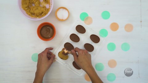 Peanut Butter and Chocolate Eggs