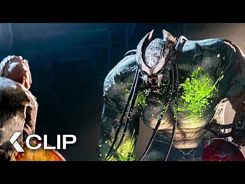 Warrior vs. Predator Fight Scene - PREDATOR: KILLER OF KILLERS (2025)