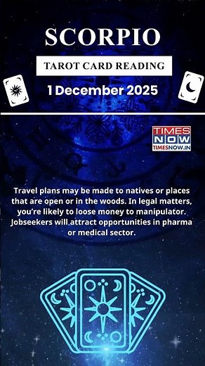 Scorpio Tarot Card Reading | 1 December Zodiac | Astrology & Prediction of the Day | #short #tarot