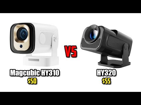 Magcubic HY310 vs HY320 - In-Depth Comparison - Which $50 Budget Android LCD Projector To Buy?