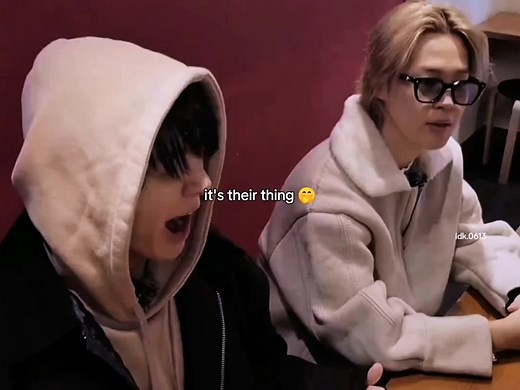 Jimin and Jungkook Cute Interaction: Finger Yawning Moment