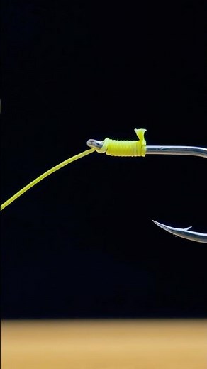 🎣管付魚鉤的一種常見綁法