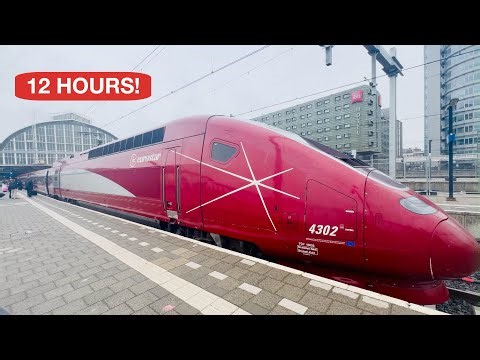 Amsterdam 🇳🇱 to Barcelona 🇪🇸: 12 Hours by Two High-Speed Trains 🚆