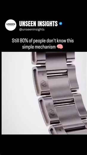 UNSEEN INSIGHTS | To resize a metal watch band properly ⌚ You need to remove links by pushing the pins out. Check the arrows on the back of the band first.... | Instagram