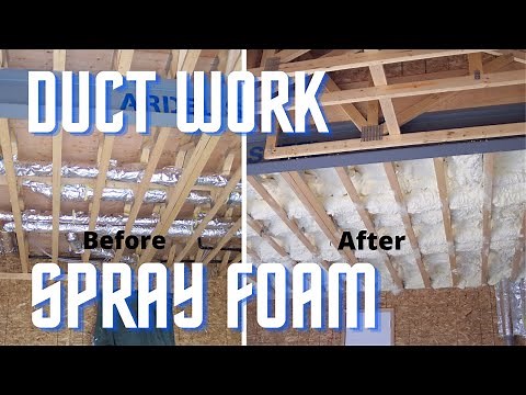 Spray Foam Insulation to Duct Work - Yah but what do the Rules Say?