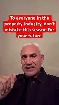 To everyone in the property industry, don't mistake this season for your future. 🏡💙