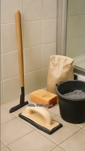 How to replace cracked grout in a shower