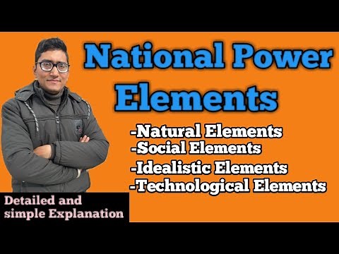 Elements of National Powers| factors of National Power|determinants of National Power|law with twins