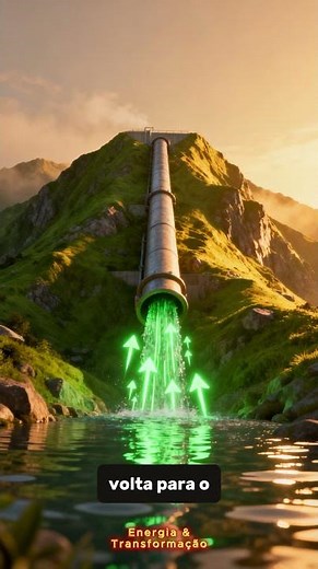 💧⚡ Sabe como funciona uma usina hidrelétrica reversível?